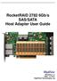 RocketRAID Gb/s SAS/SATA Host Adapter User Guide