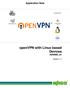 Application Note. Building. Automation WAGO-I/O-PRO V2.3. openvpn with Linux based Devices A500880_en. Version 1.1.1
