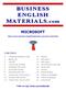BUSINESS ENGLISH MATERIALS.com