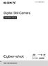 (1) Digital Still Camera. Instruction Manual DSC-WX100/WX150