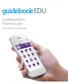 GuidebookEDU Theme Guide. Theme details for branded apps.