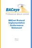 BACnet Protocol Implementation Conformance Statement