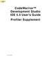CodeWarrior Development Studio IDE 5.5 User s Guide Profiler Supplement