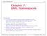 Chapter 7: XML Namespaces