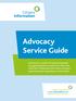 Advocacy Service Guide