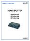 USER S manual HDMI SPLITTER OPHD-H102 OPHD-H104 OPHD-H108