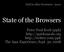 State of the Browsers