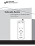 Colorado Series. CR-10 Portable ph / mv / Temperature Meter Operation Manual