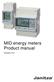 MID energy meters Product manual