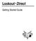 Lookout Direct. Getting Started Guide