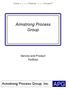 Proven Practical Process. Armstrong Process Group. Service and Product Portfolio APG. Armstrong Process Group, Inc.