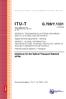 ITU-T G.709/Y.1331 (12/2009) Interfaces for the Optical Transport Network (OTN)
