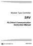 Module Type Controller SRV. PLC/Host Communication Instruction Manual IMS01P05-E5 RKC INSTRUMENT INC.