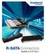 R-SATA Connectors Speeds to 6.25 Gb/s+