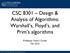 CSC 8301 Design & Analysis of Algorithms: Warshall s, Floyd s, and Prim s algorithms