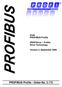 PROFIBUS Profile - Order-No
