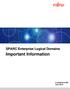 SPARC Enterprise Logical Domains. Important Information