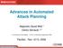 Advances in Automated Attack Planning