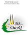 MassChroQ manual. Mass Chromatogram Quantication software