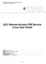 UCL Remote Access VPN Service Linux User Guide