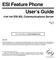 ESI Feature Phone User s Guide