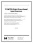 UNWIND PA64 Functional Specification.