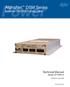 AlphaNet DSM Series. External DOCSIS Transponder. Technical Manual Model XP-EDH-A. Model XP-EDHEffective: June Alpha Technologies