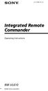 Integrated Remote Commander