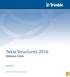 Tekla Structures Release notes. April Trimble Solutions Corporation
