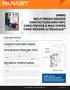 (MMR) MULTI MEDIA READER CONTACTLESS EMV/NFC CARD/DEVICE & MAG STRIPE CARD READER w/skimgard TM