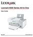 Lexmark 6500 Series All-In-One. User Guide