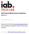 IAB Podcast Measurement Guidelines