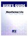 WaveFormer Lite Manual (version 9.5) copyright SynaptiCAD