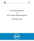 Dell Mobile Management for Dell Enterprise Mobility Management. Administrator Guide