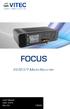 FOCUS. FS-T2001 Media Recorder. User Manual April 2014 Rev