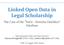 Linked Open Data in Legal Scholarship