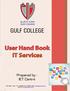 Gulf College Oman Tel.: / Fax: Web Site: