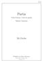 Score. Partia. Viola d amour, Viola da gamba. Bassus Continuus. Mr Grobe. Published by Johan Tufvesson. Non-commercial copying welcome Revision : 1.