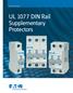 Product Guide. UL 1077 DIN Rail Supplementary Protectors