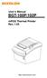 User s Manual BGT-100P/102P mpos Thermal Printer Rev. 1.03