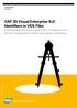 SAP 3D Visual Enterprise 9.0: Identifiers in VDS Files
