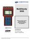 MultiHandy User Manual. Please read this manual before putting the measuring instrument into operation.