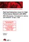 Red Hat Enterprise Linux 6.1 High Performance Network with MRG