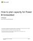How to plan capacity for Power BI Embedded
