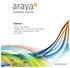 araya Logic Module Tunable Color Linear LED Arrays (LTM2) 1000 Typical Peak Lumens / Foot Data Sheet