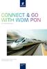 Connect & Go with WDM PON Ea 1100 WDM PON
