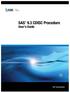SAS 9.3 CDISC Procedure