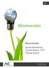 AEconversion. Micro-Inverter System Monitoring Control System - CO3 Storage System. AEconversion GmbH & Co. KG