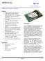 RN-174. WiSnap M2 Super Module. Features. Description. Applications. ~ page 1 ~ rn-174-ds v1.1 6/1/2011