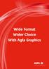Wide Format Wider Choice With Agfa Graphics